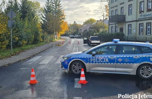 Potrącenie kobiety z dwójką dzieci