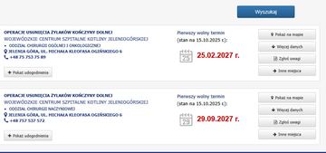 Na usunięcie żylaków trzeba czekać ponad 2 lata!