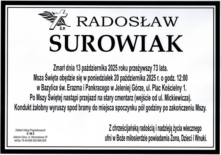 Pogrzeb Radosława Surowiaka
