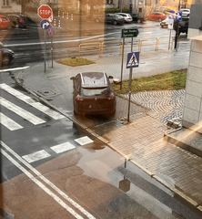 Na chodniku, na trawie… i po mandacie