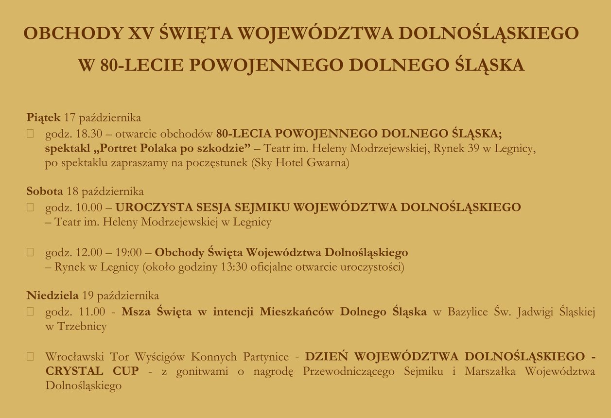 Dolnemu Śląskowi stuknęło 80 lat