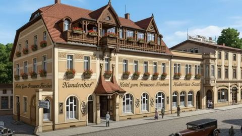 Jelenia Góra 100 lat temu i hotel "Pod Brązowym Jeleniem"