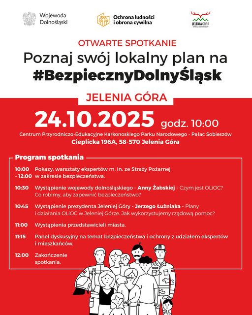 Otwarte spotkanie o bezpieczeństwie