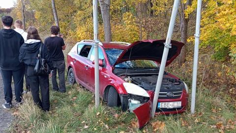 Wojcieszyce: młodzi kierowcy mieli sporo szczęścia