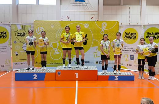 Zosia i Zuzia na drugim stopniu podium