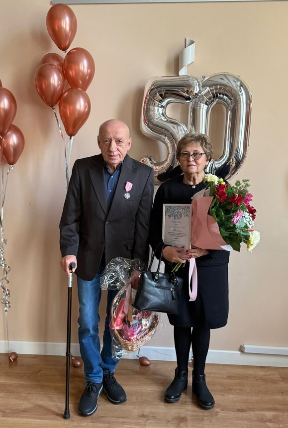 Złote pary z Podgórzyna uhonorowane medalami