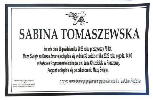 Zmarła Sabina Tomaszewska z Kabaretu Seniority