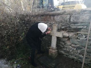 Symboliczny Krzyż odnaleziony w Kaczorowie