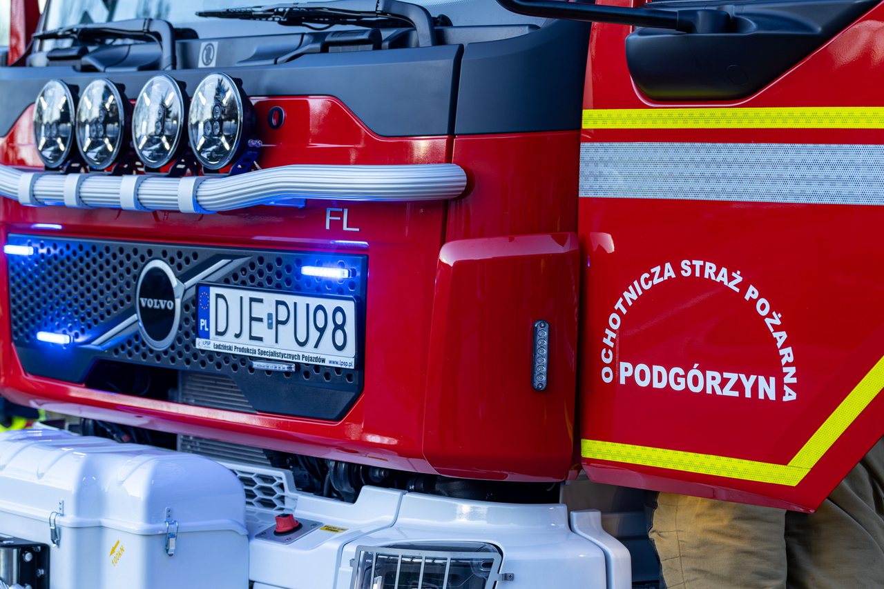 OSP Podgórzyn wita nowy wóz
