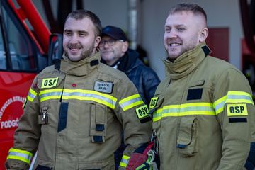 OSP Podgórzyn wita nowy wóz