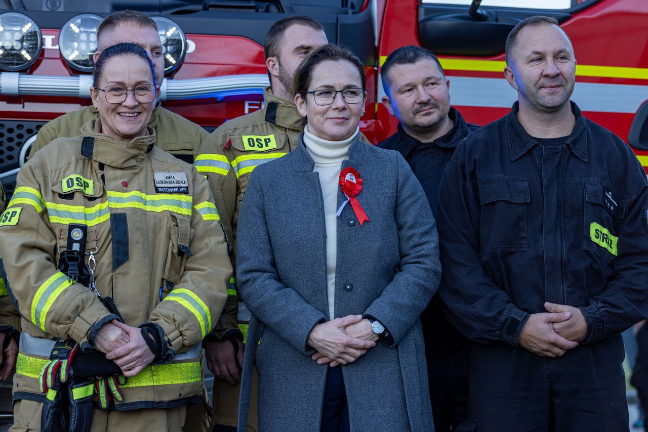 OSP Podgórzyn wita nowy wóz