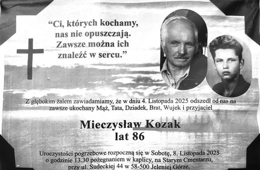 Zmarł Mieczysław Kozak
