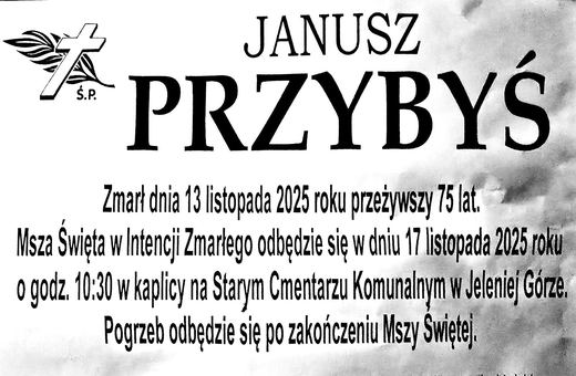 Zmarł Janusz Przybyś