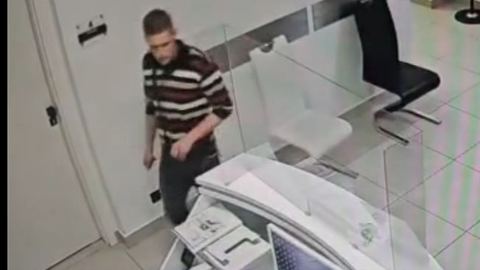 Kamera nagrała złodzieja