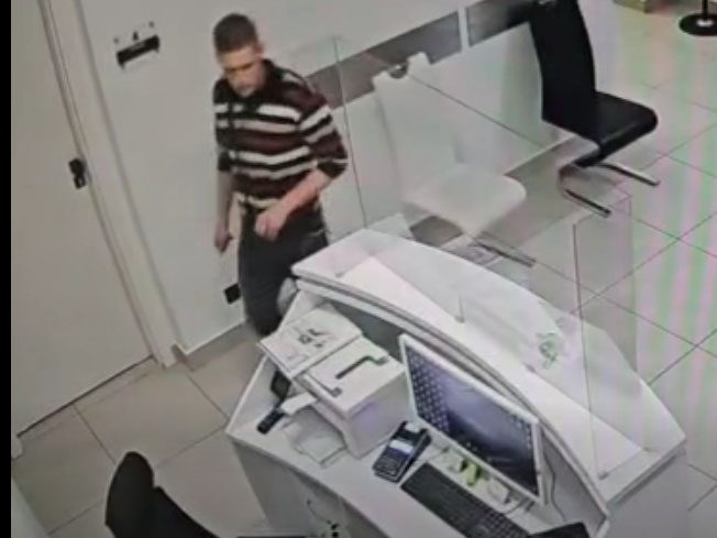 Kamera nagrała złodzieja