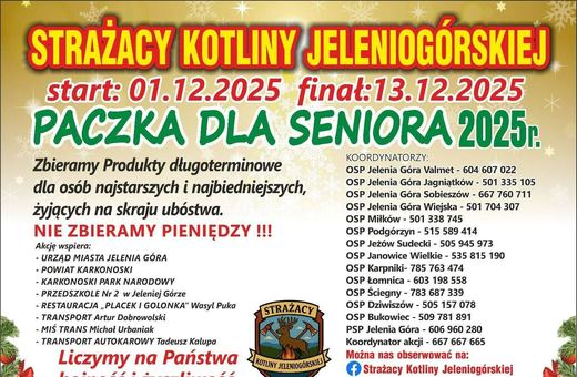 Paczka dla Seniora 2025 — ruszamy 1 grudnia