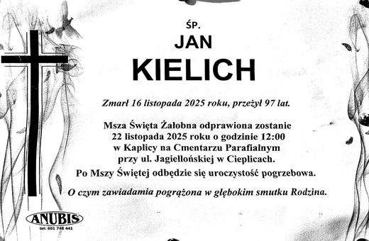 Zmarł Jan Kielich