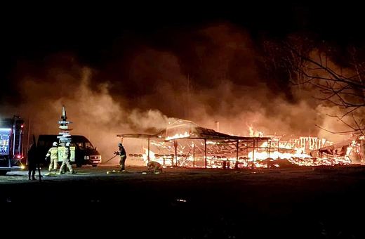 Olbrzymi pożar. Spaliło się niemal wszystko