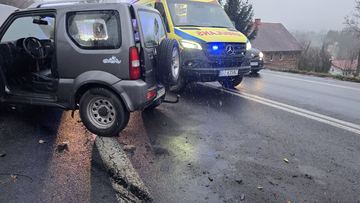 Suzuki wjechał wprost pod Passata