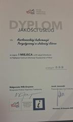 Karkonoska Informacja Turystyczna najlepsza w Polsce
