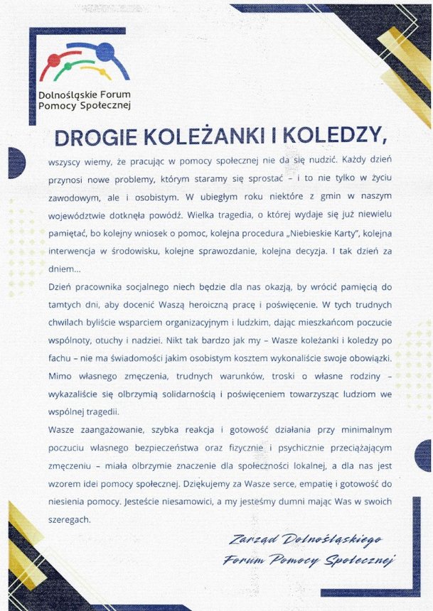 Kolejne wyróżnienie dla jeleniogórskiego MOPS