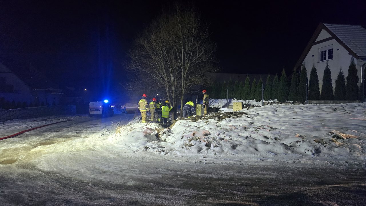 Awaria gazociągu. Ewakuowano 60 osób