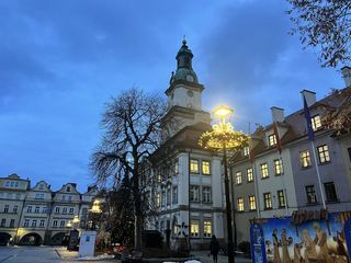 Centrum świątecznie przystrojone