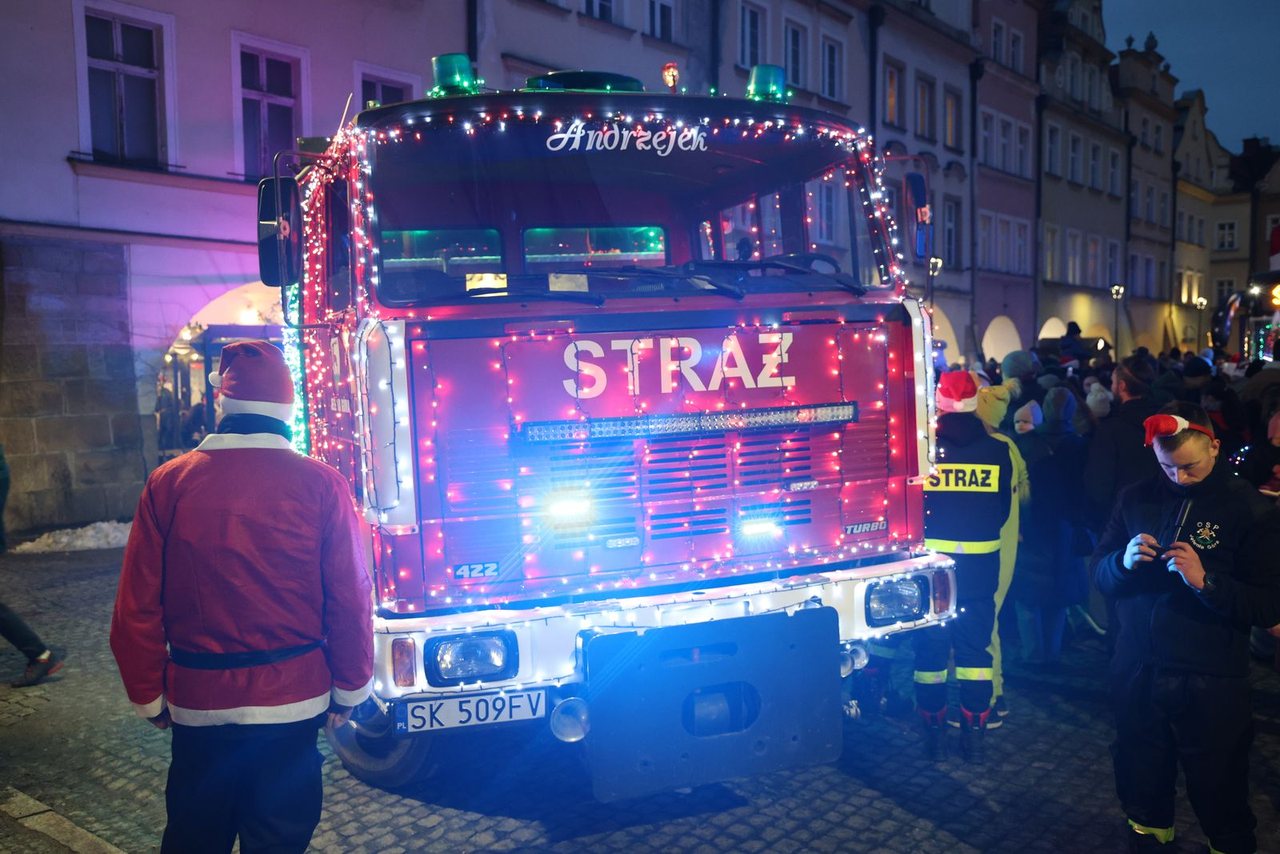 Zaklęcie "Żabek" rozświetliło miejską choinkę