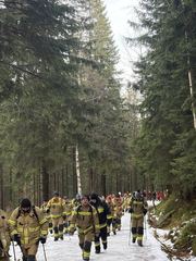 Strażacy weszli na Śnieżkę by pomóc Marysi