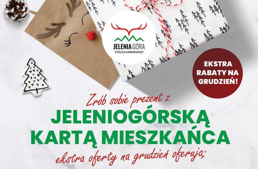 Grudzień z Jeleniogórską Kartą Mieszkańca pełen wyjątkowych rabatów!