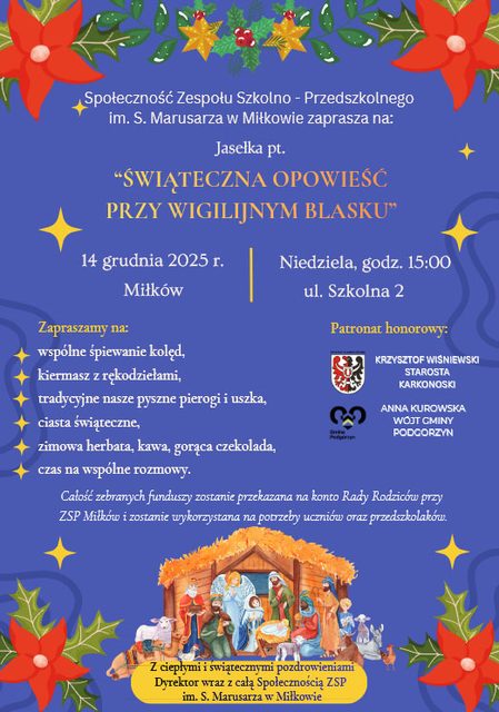 Jasełka w szkole w Miłkowie