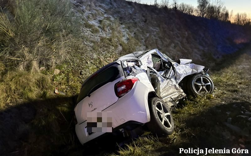 46–letnia kobieta zginęła w wypadku w Maciejowej