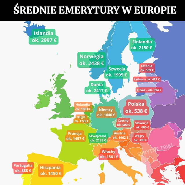 Szału to u nas nie ma z wysokością emerytur