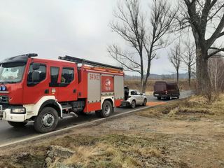 Najechanie na tył w Krzaczynie