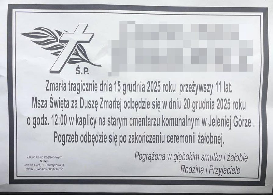 Pogrzeb w sobotę