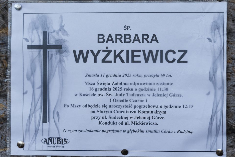 Zmarła Barbara Wyżkiewicz