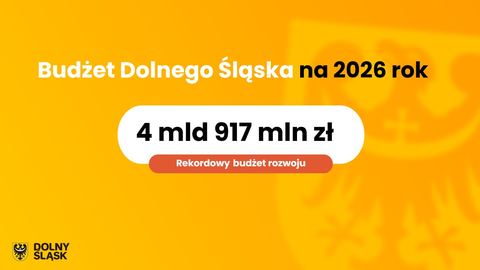 Rekordowy budżet Województwa Dolnośląskiego na 2026 rok!