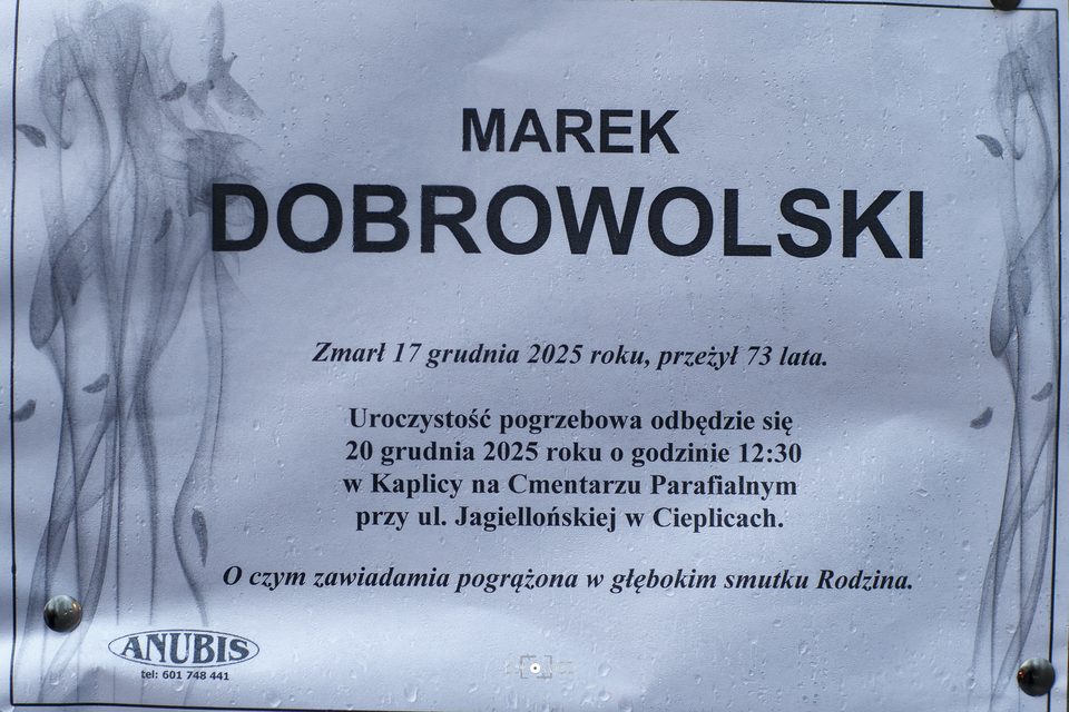 Zmarł Marek Dobrowolski