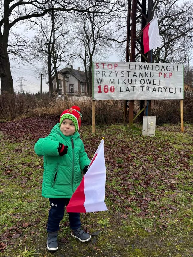 Koniec stacji PKP w Mikułowej