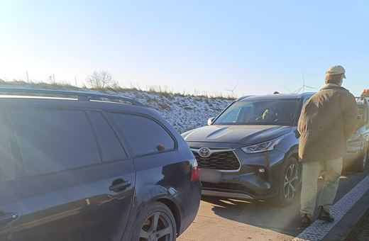 Znów A4, tym razem siedem pojazdów