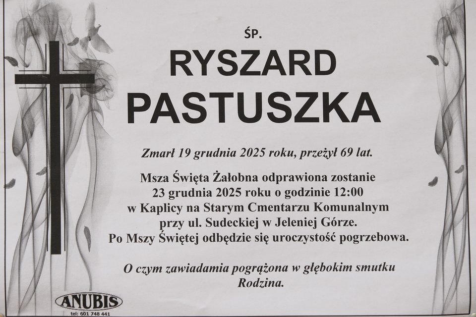 Zmarł Ryszard Pastuszka