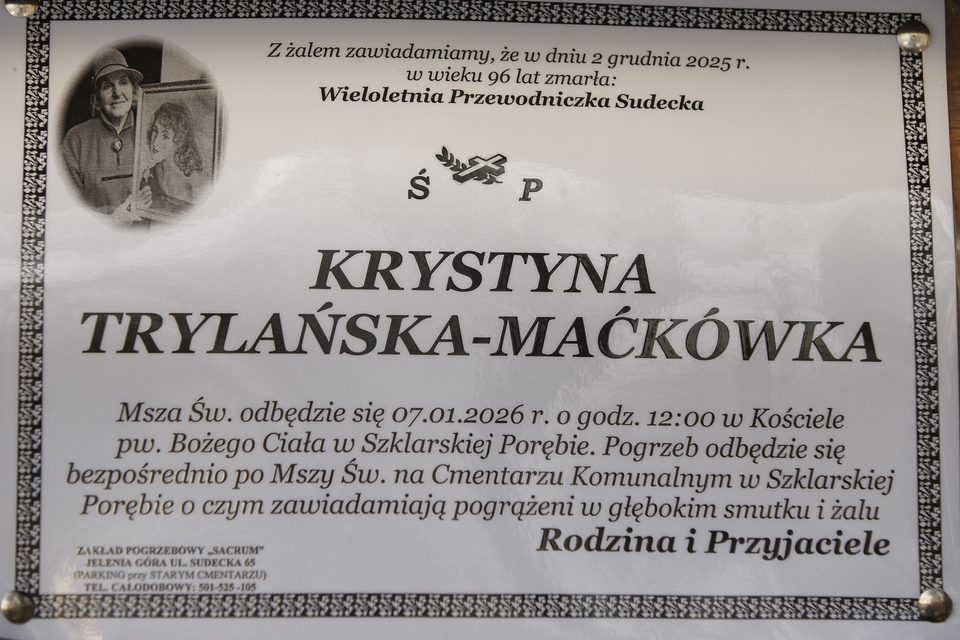 Zmarła Krystyna Trylańska–Maćkówka