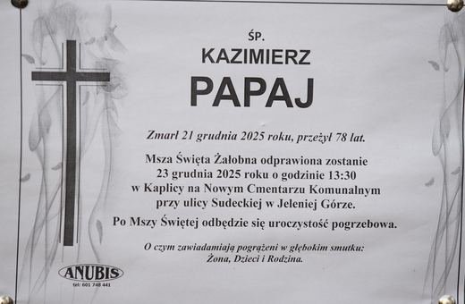 Zmarł Kazimierz Papaj