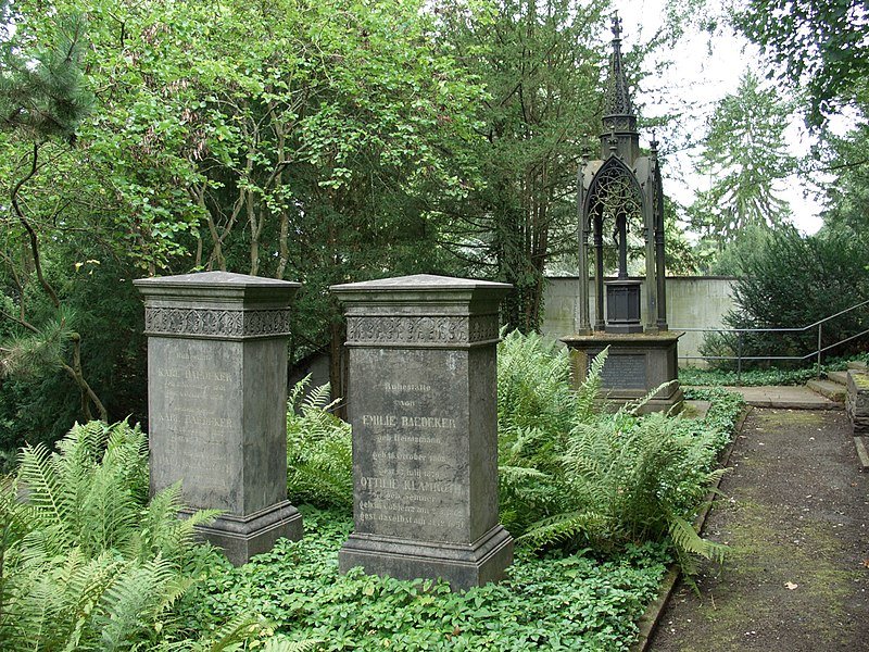 Grób Karla Baedekera w Koblencji/fot. Wikipedia