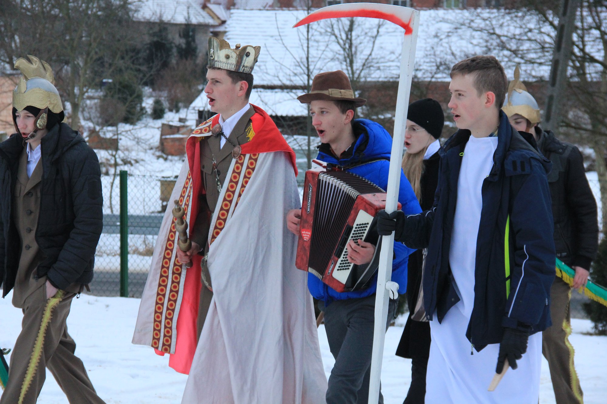 Kolędnicy Herody z Gościszowa (gm. Nowogrodziec) 2017 rok