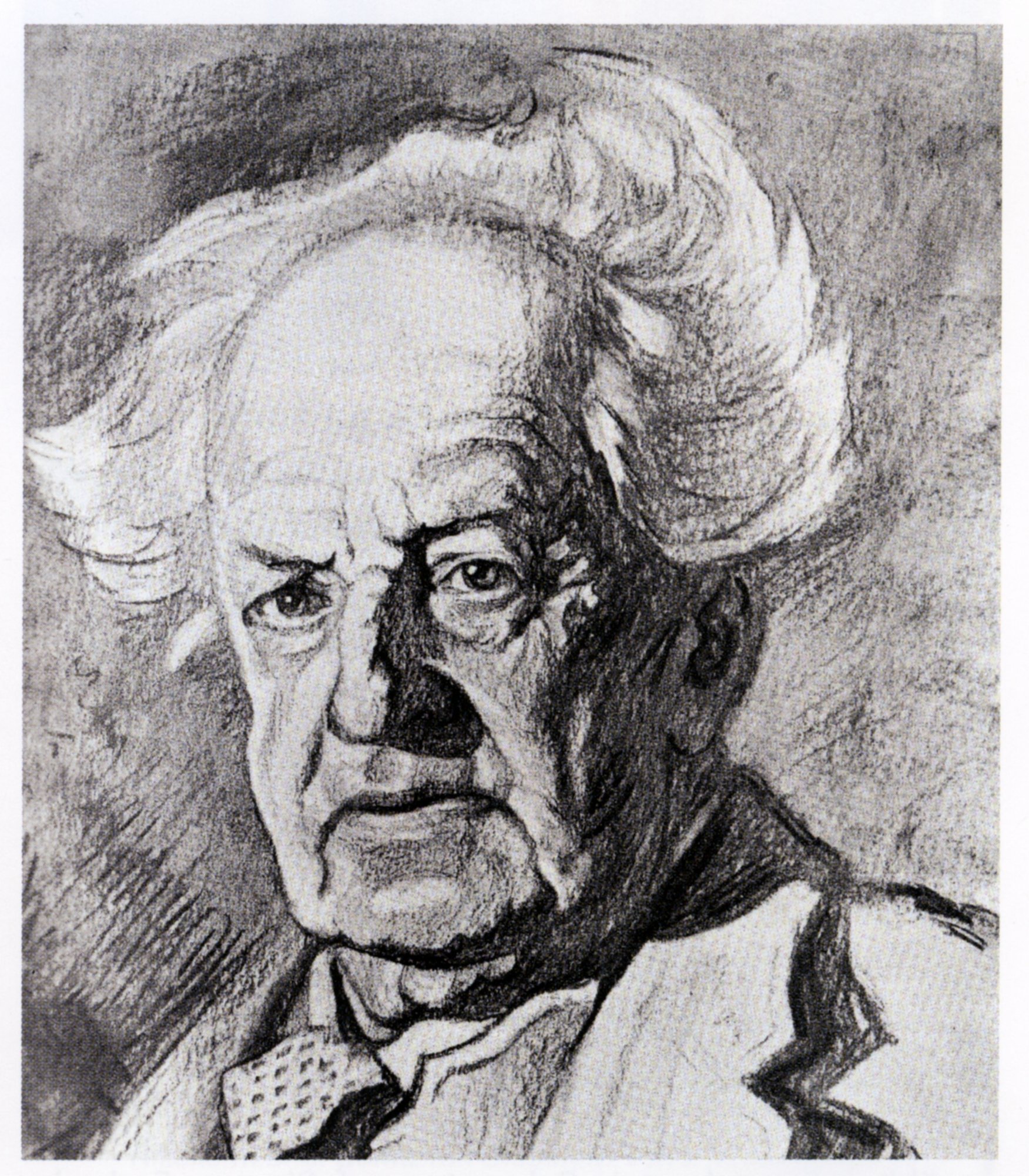 Gerhart Hauptmann/rys. Avenariusa