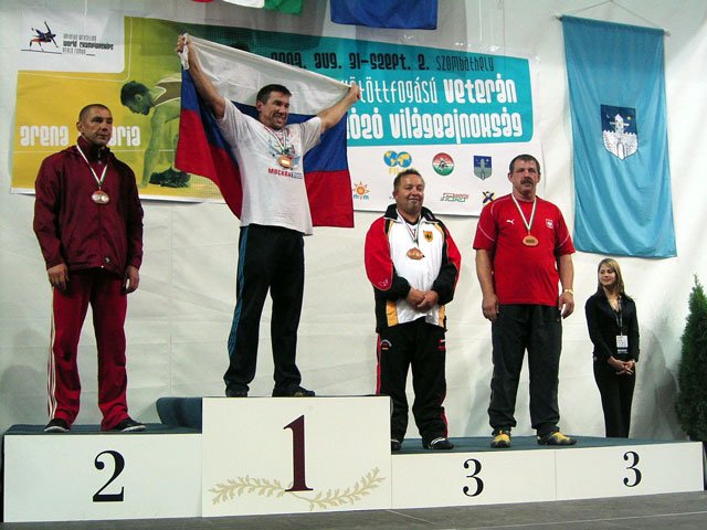 M. Wieczorkiewicz na podium.