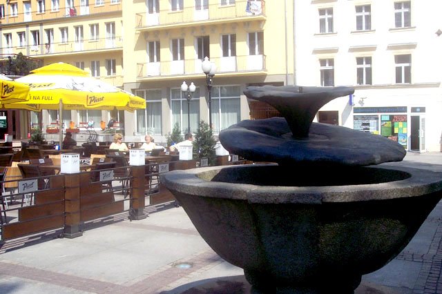 Fontannę przy placu Piastowskim obroniło Stowarzyszenie Miłośników Cieplic.