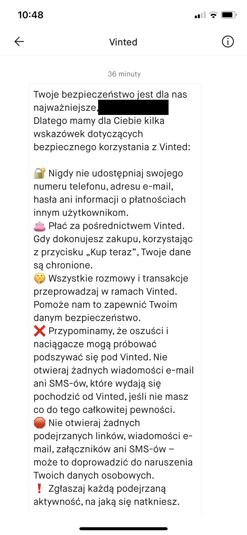 Informacje o konieczności ostrożności dostaliśmy z portalu na drugi dzień po próbie wyłudzenia od nas pieniędzy.