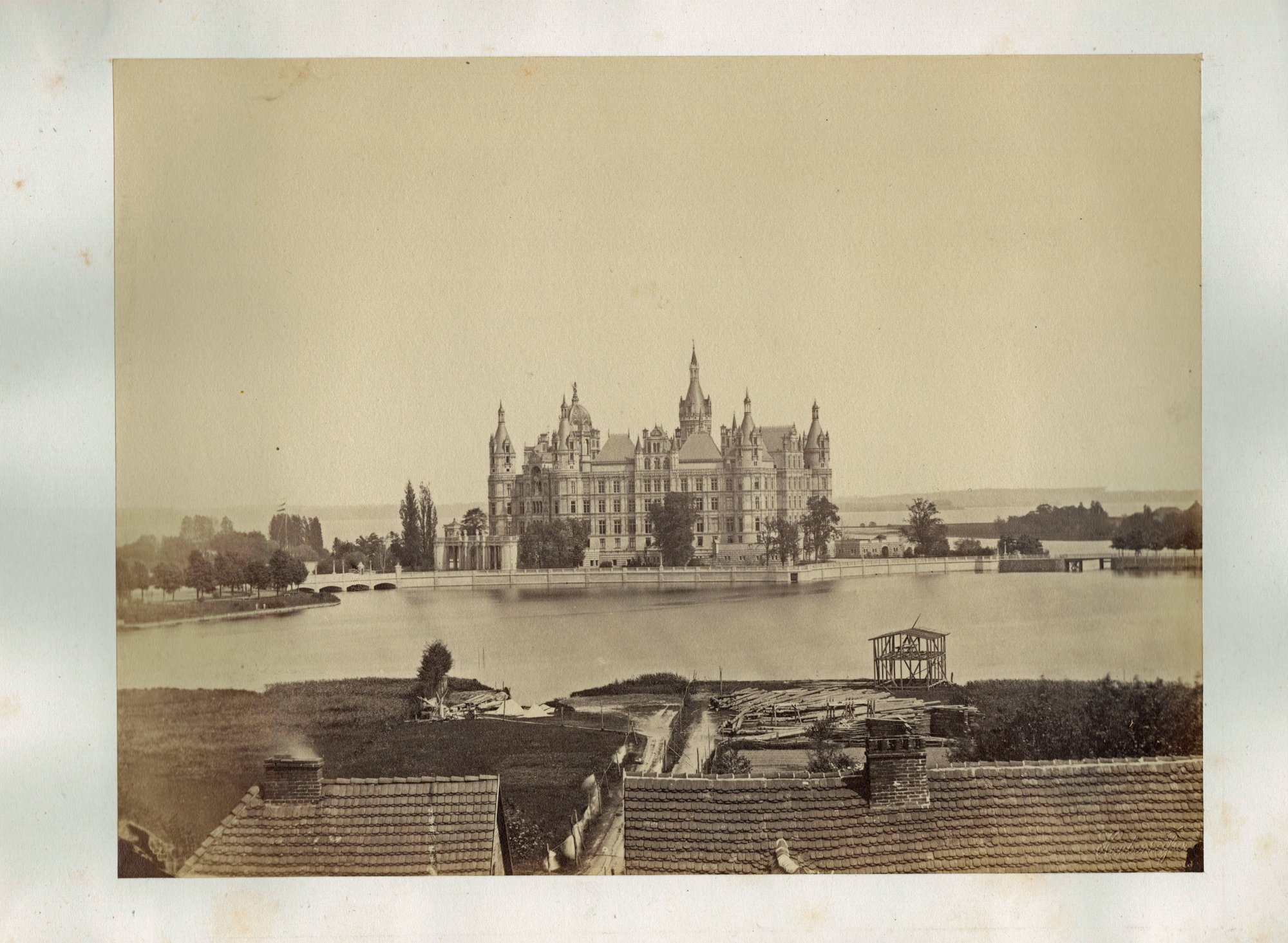 Pałac w Szwerinie, ok. 1860 r., fotograf nieznany.